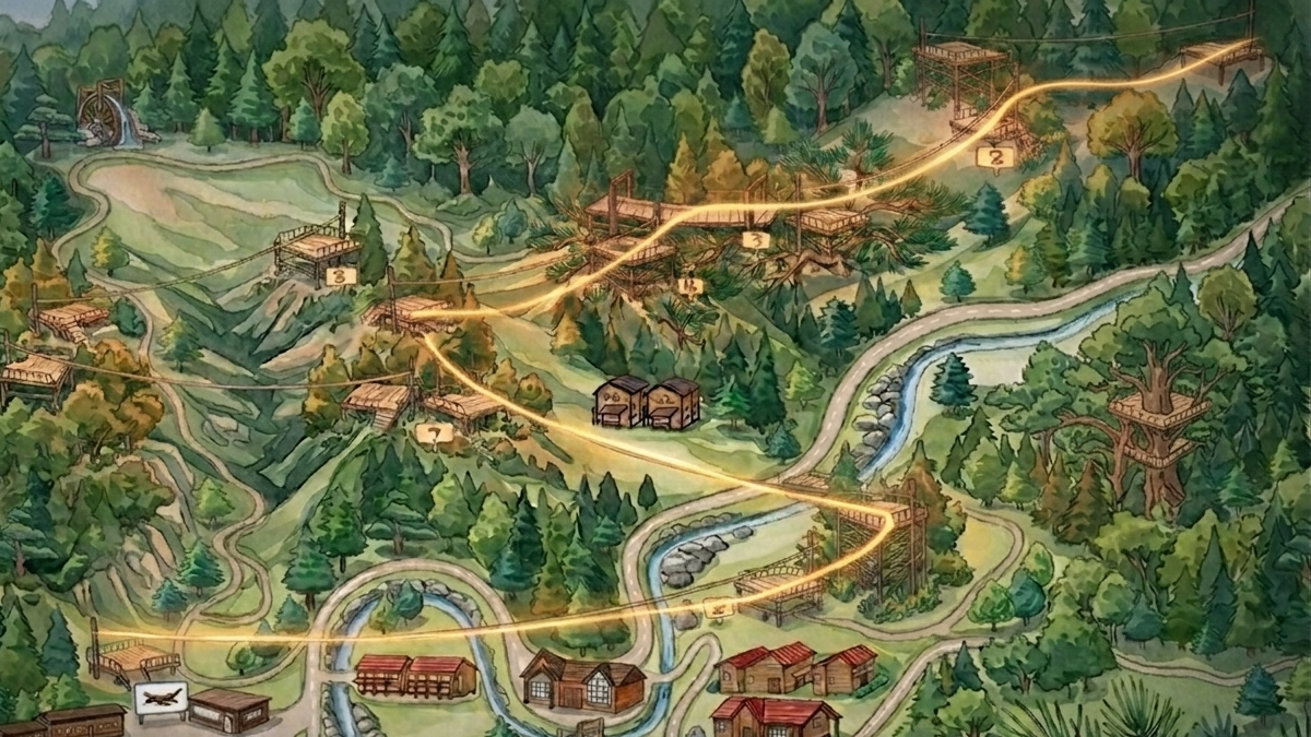 베이직 코스 지도